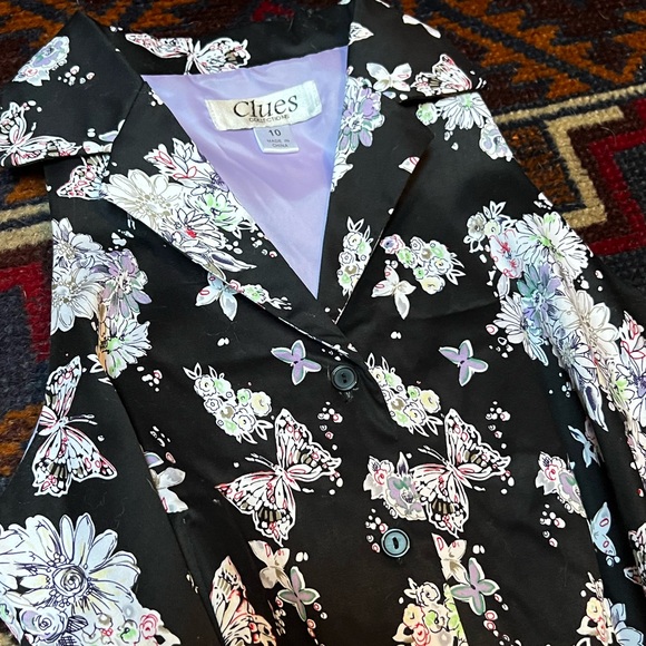 90’s Vintage Butterfly Dress NWT - Picture 3 of 4